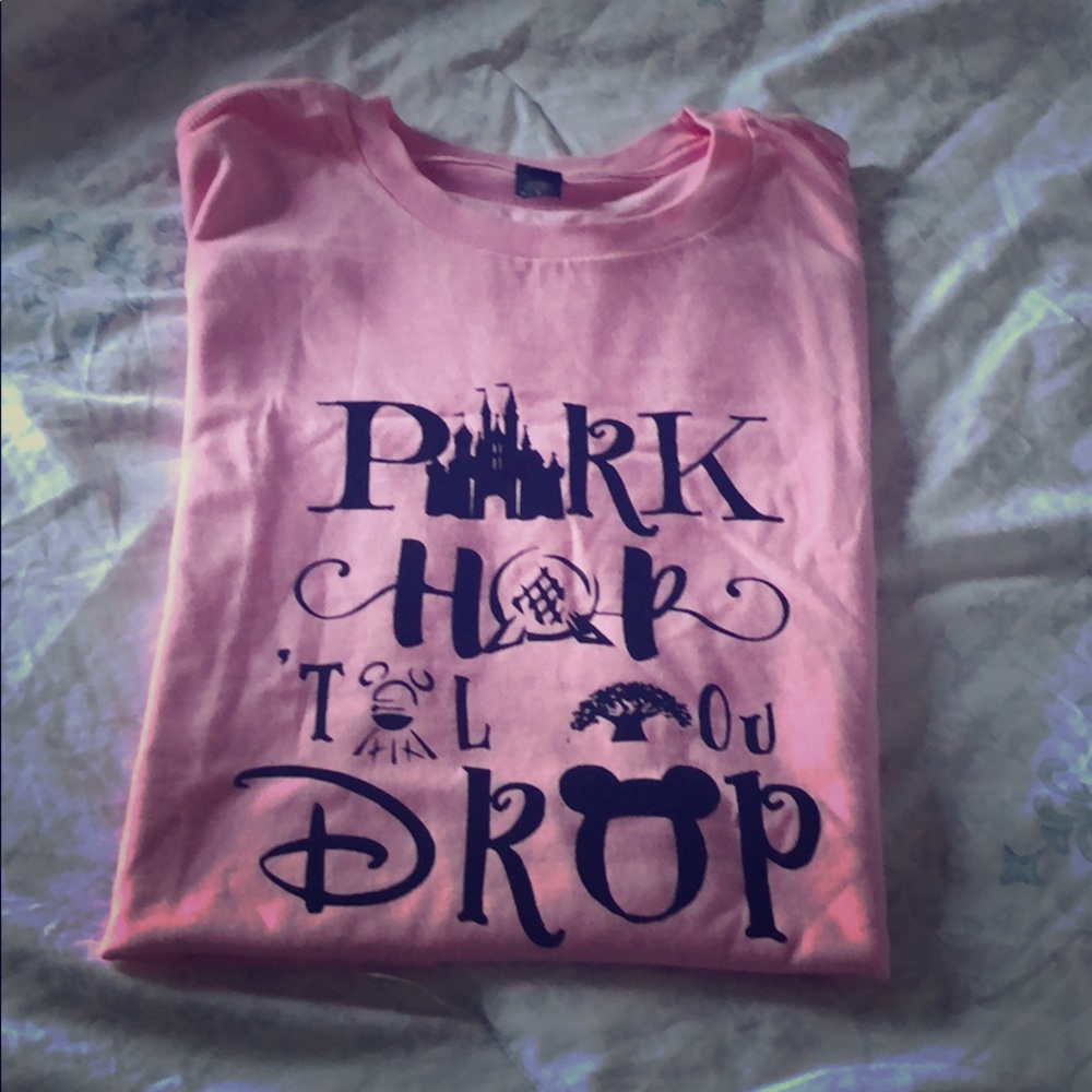 Park hop ‘Til you drop Disney tee